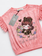 2 Peice Fancy Summer Suit For Girls