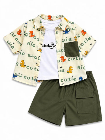3 Piece Summer Suit For Boys