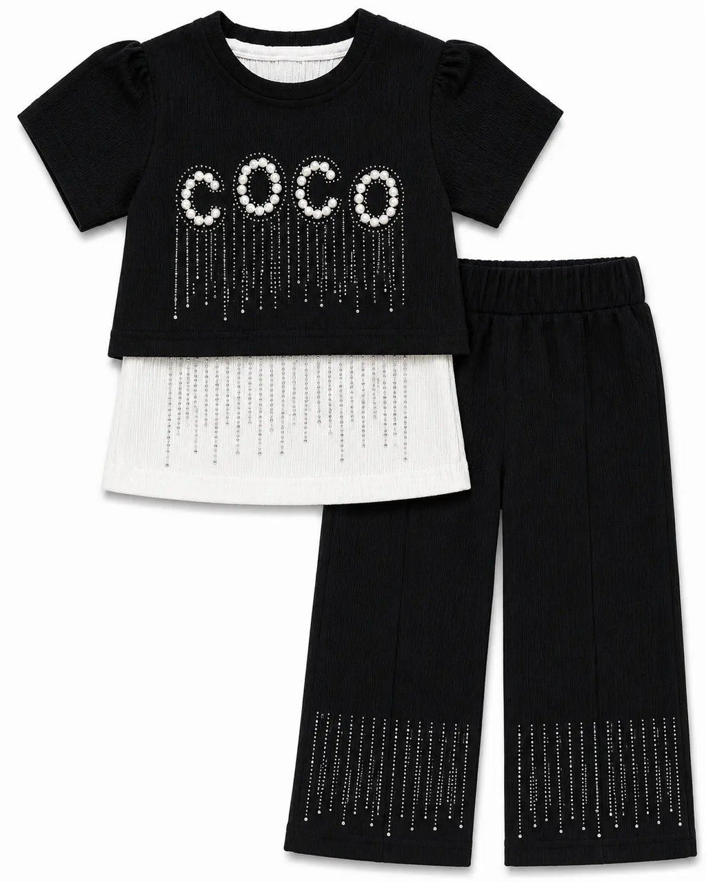 3 Peice Fancy Summer Suit For Girls