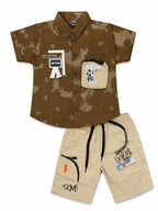 2 Peice Fancy Summer Suit For Boys