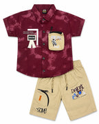 2 Peice Fancy Summer Suit For Boys