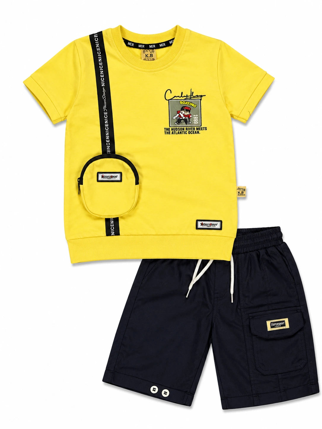 2 Piece Fancy Summer Suit For Boys