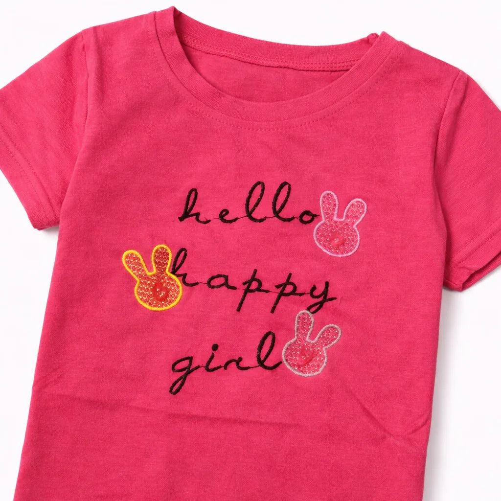 Fancy Summer T-shirt For Girls