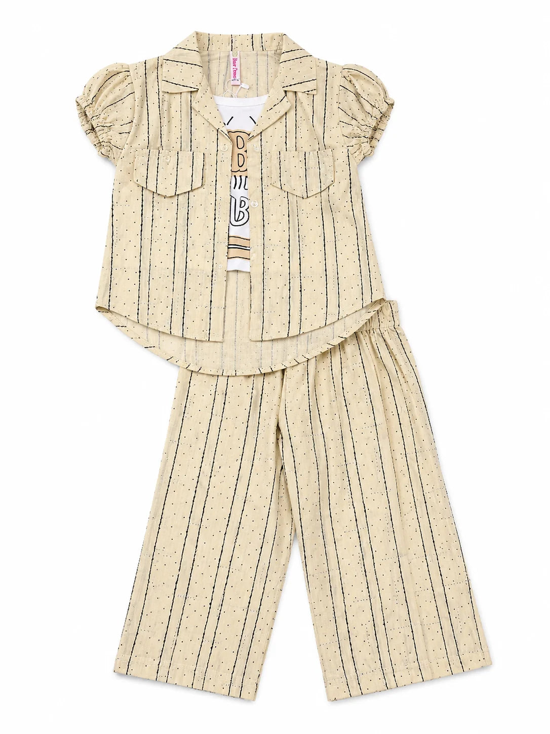 3 Piece Style Summer Suit For Girls