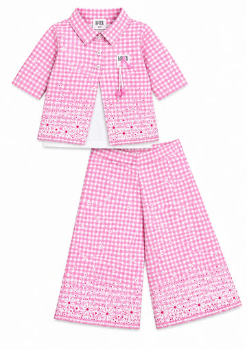 3 Piece Style Summer Suit For Girls