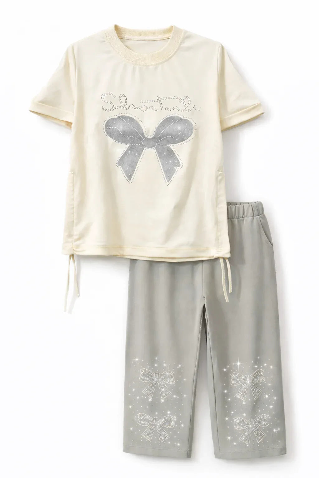 2 Piece Fancy Summer Suit For Girls