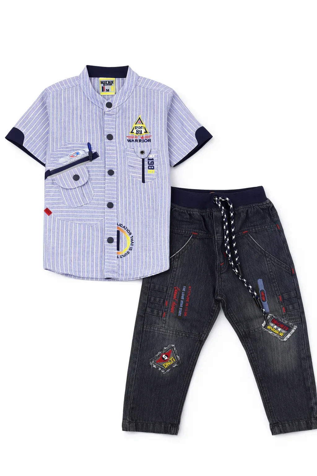 2 Piece Fancy Summer Suit For Boys