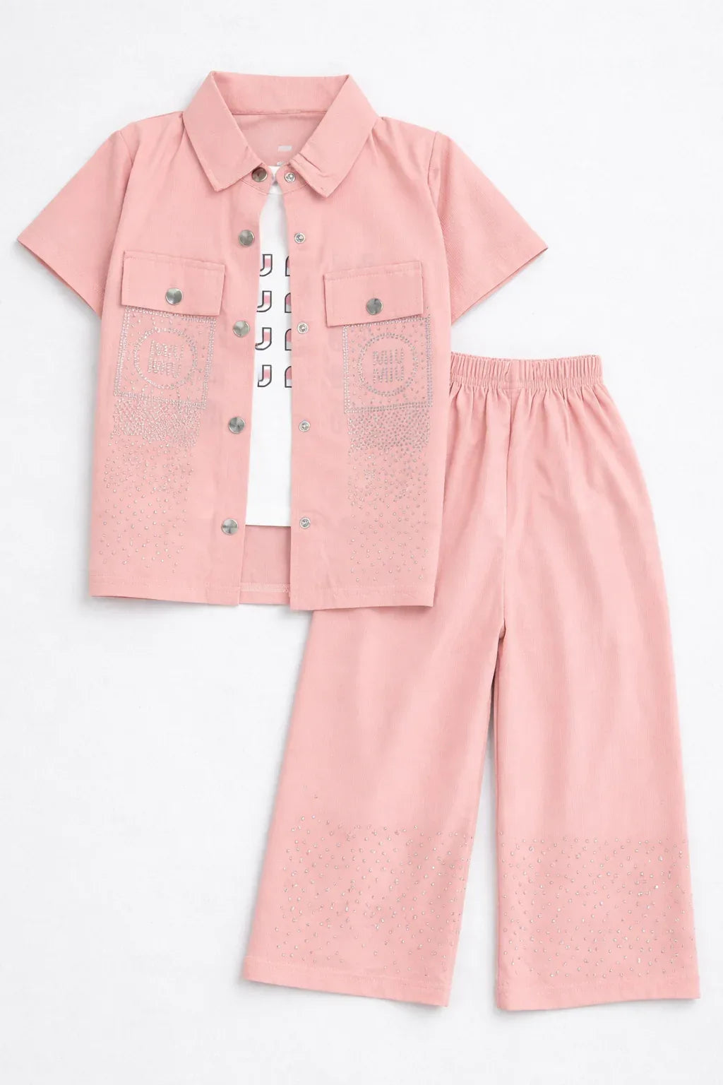 2 Piece Fancy Summer Suit For Girls