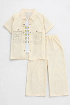 2 Piece Fancy Summer Suit For Girls