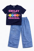 2 Piece Fancy Summer Suit For Girls