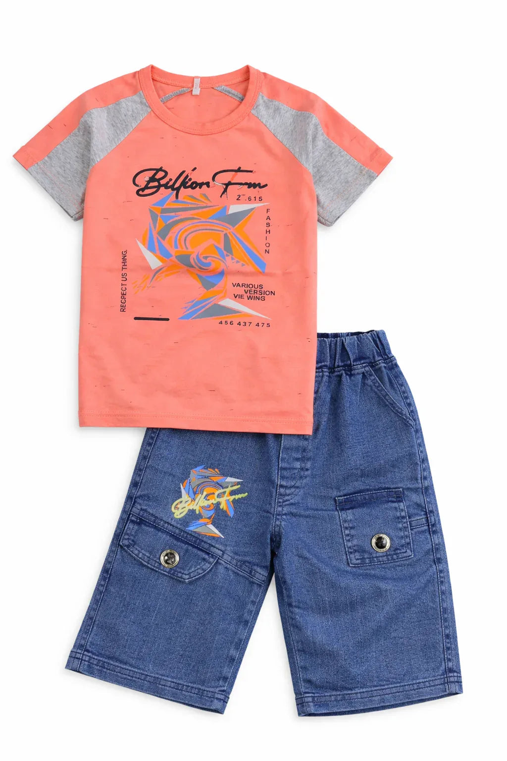 2 Piece Fancy Summer Suit For Boys