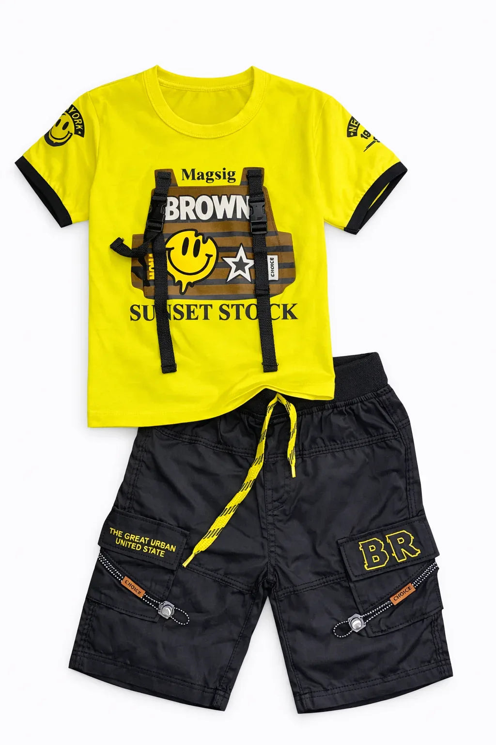 2 Piece Fancy Summer Suit For Boys