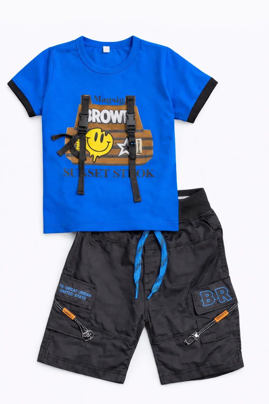 2 Piece Fancy Summer Suit For Boys