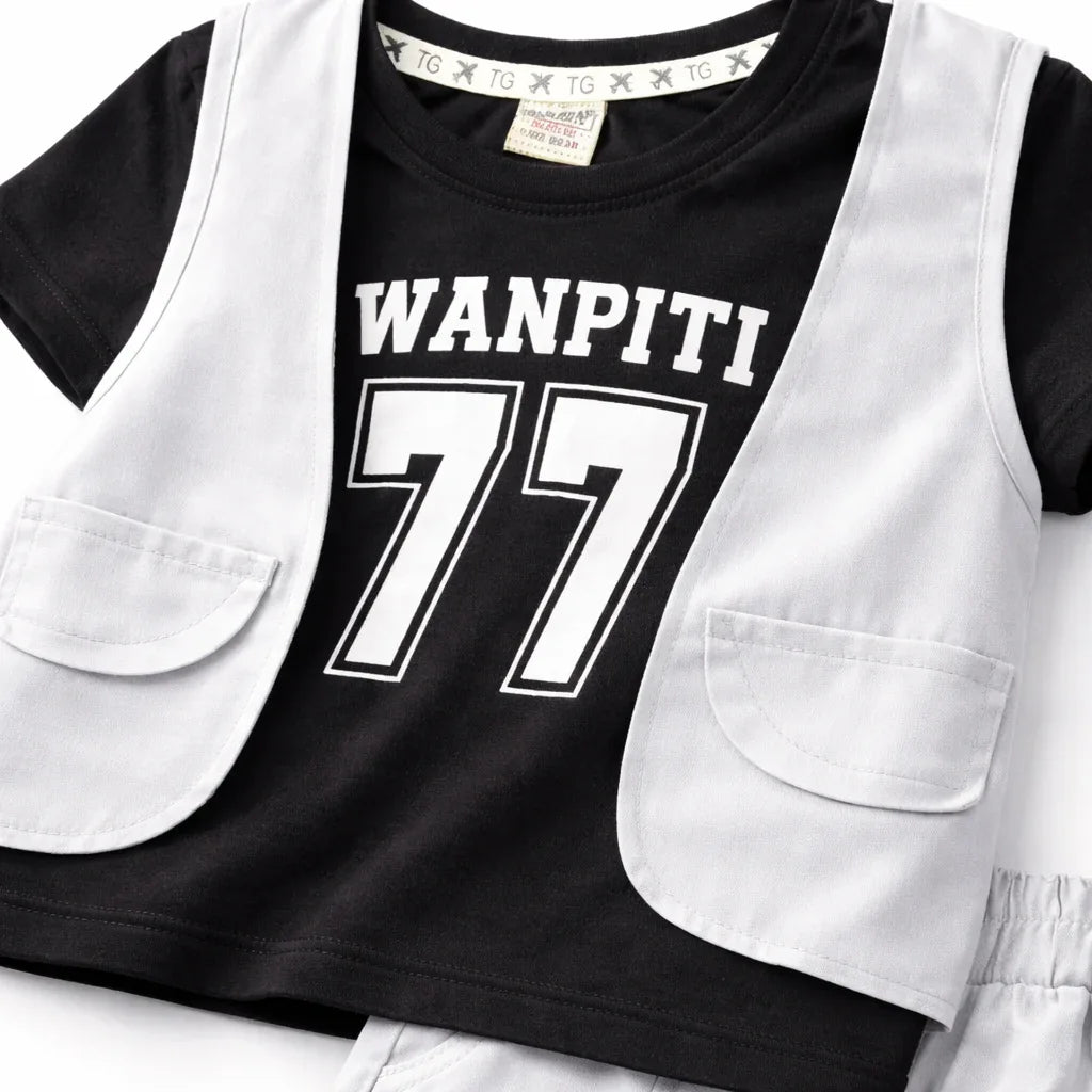 2 Piece Fancy Summer Suit for Boys