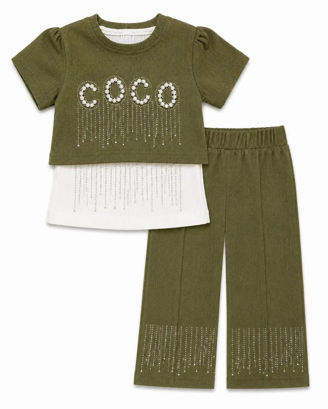 3 Peice Fancy Summer Suit For Girls