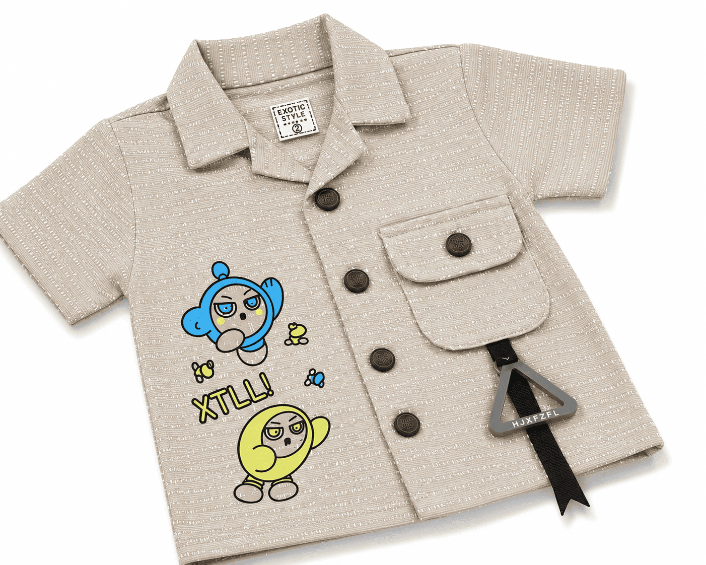 3 Piece Fancy Baba Summer Suit