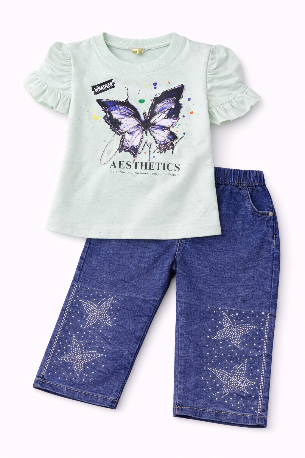 2 Piece Summer Suit For Girls