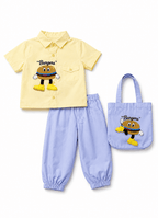 3 Piece Fancy Summer Suit For Girls