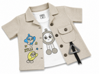 3 Piece Fancy Baba Summer Suit