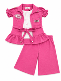 3 Piece Style Summer Suit For Girls