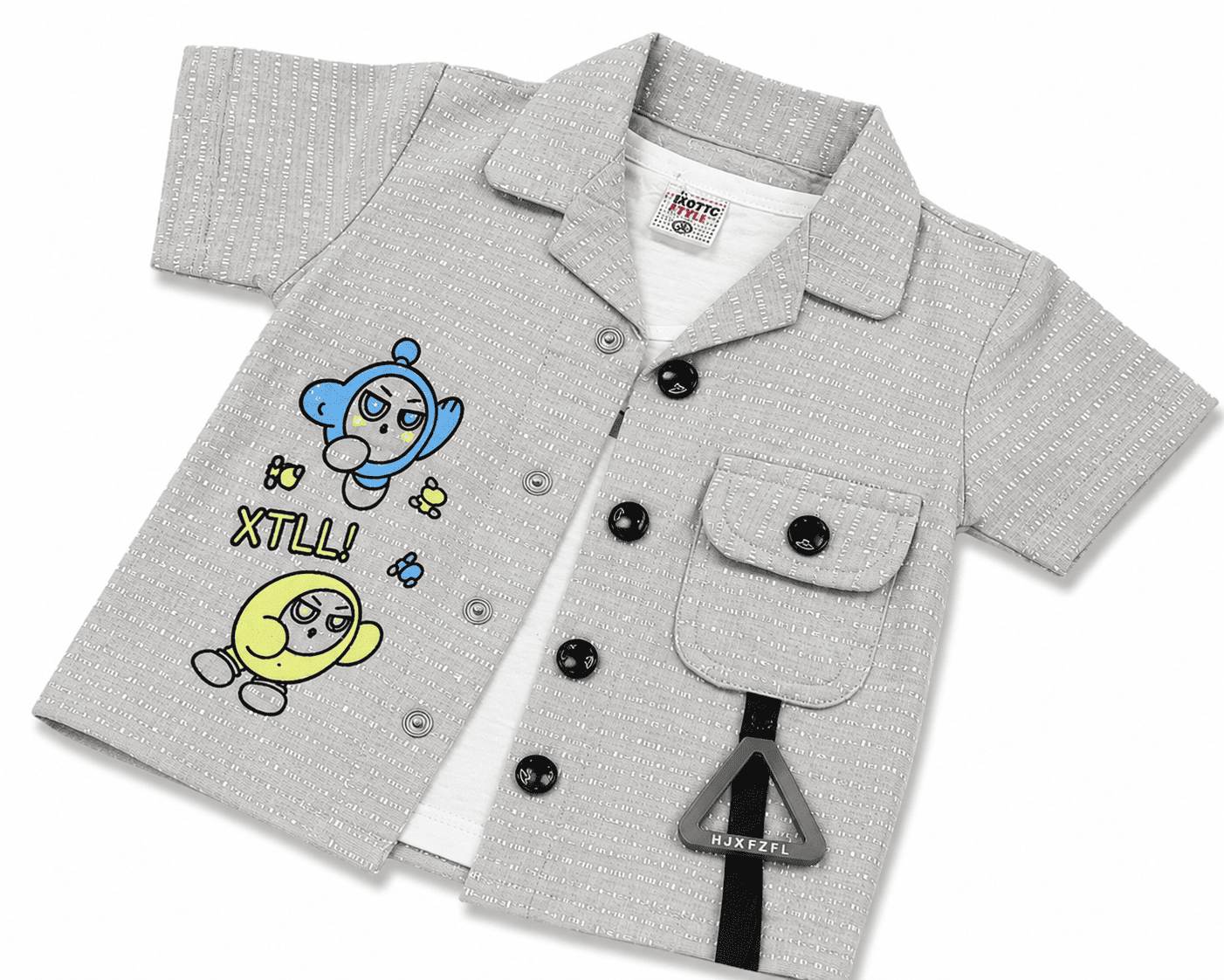 3 Piece Fancy Baba Summer Suit