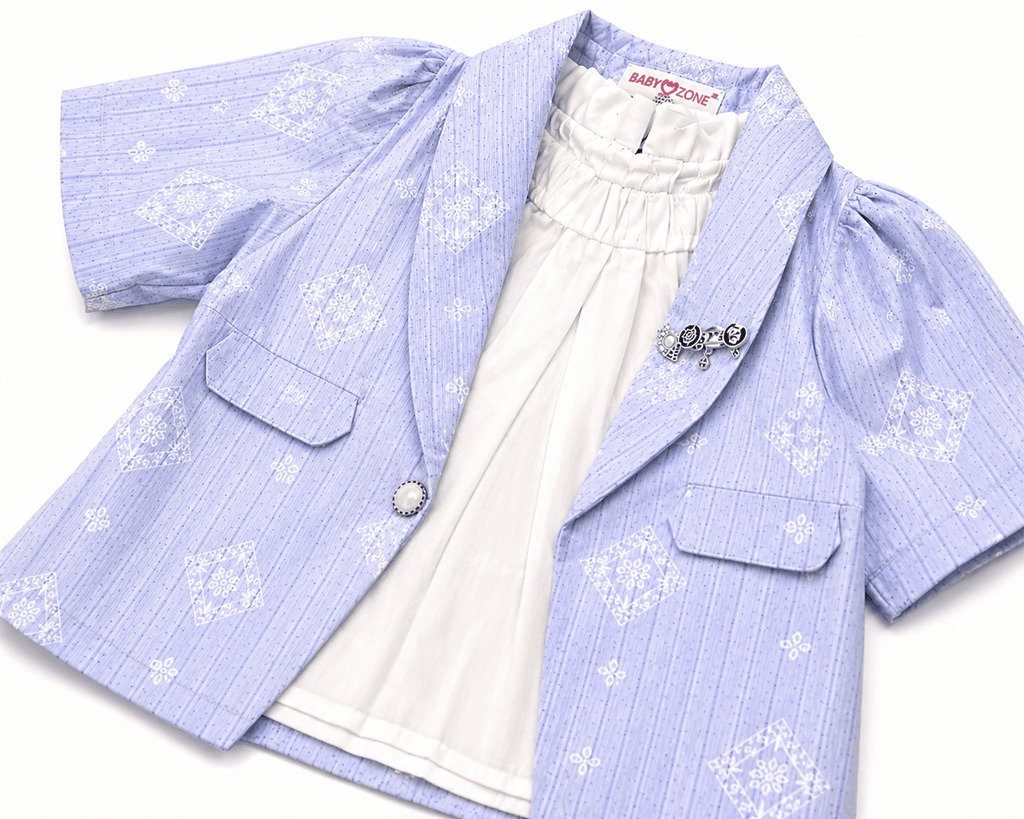 3 Piece Fancy Summer Suit For Girls